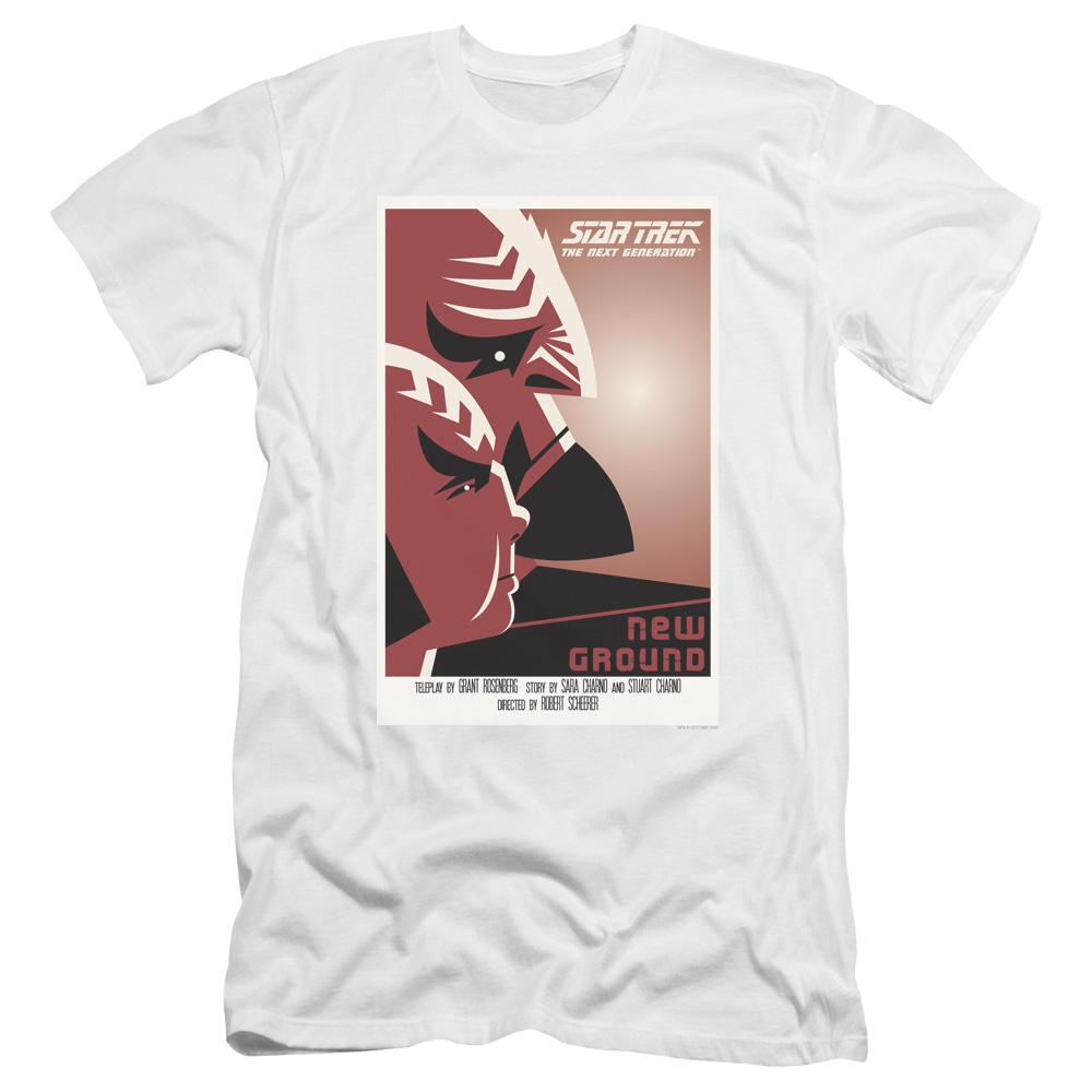 Star Trek The Next Generation Tng Season 5 Episode 10 - Men's Premium Slim Fit T-Shirt Men's Premium Slim Fit T-Shirt Star Trek