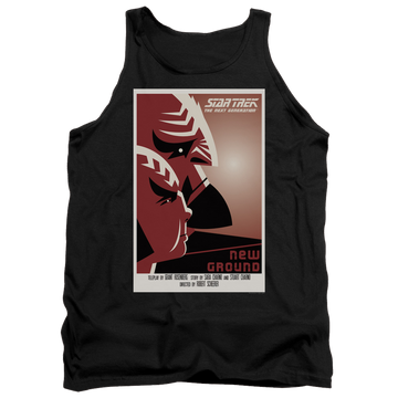 Black men's tank with Star Trek The Next Generation Tng Season 5 Episode 10 graphic