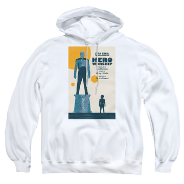 White pullover hoodie with Star Trek The Next Generation Tng Season 5 Episode 11 graphic