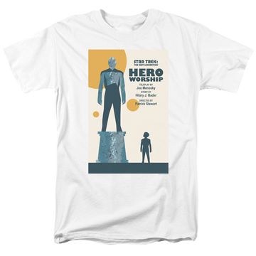 White men's regular fit t-shirt with Star Trek The Next Generation Season 5 Episode 11 graphic