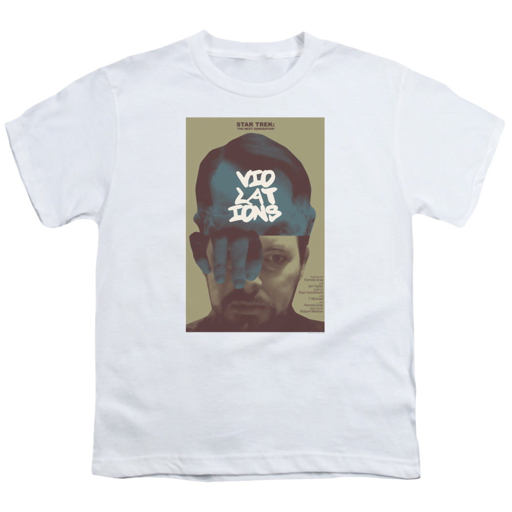 Star Trek The Next Generation Tng Season 5 Episode 12 - Youth T-Shirt Youth T-Shirt (Ages 8-12) Star Trek