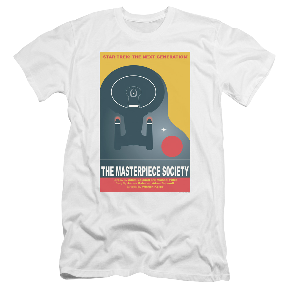Star Trek The Next Generation Tng Season 5 Episode 13 - Men's Premium Slim Fit T-Shirt Men's Premium Slim Fit T-Shirt Star Trek