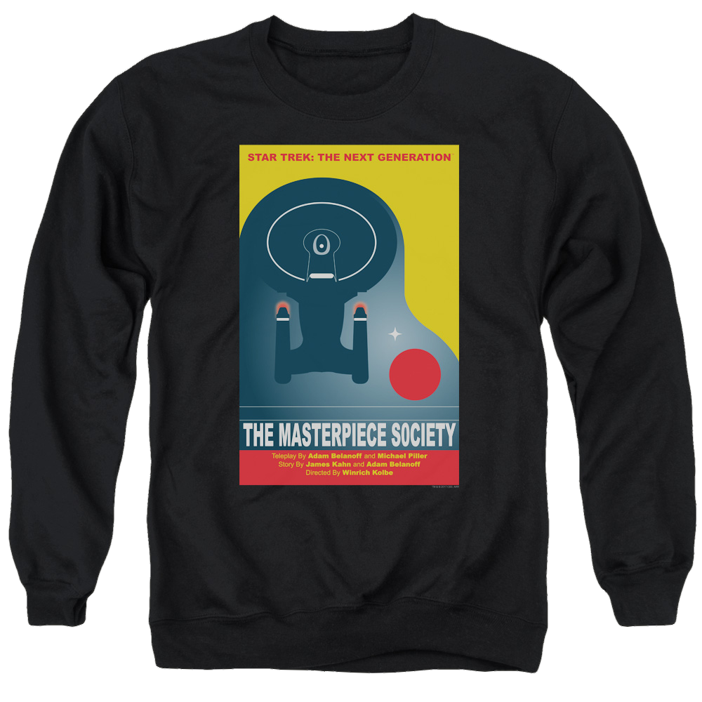 Star Trek The Next Generation Tng S5 Ep13 - Men's Crewneck Sweatshirt Men's Crewneck Sweatshirt Star Trek