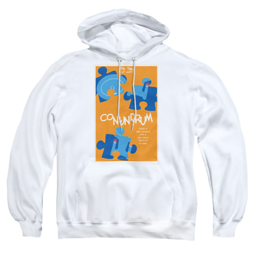 White pullover hoodie with Star Trek The Next Generation Tng Season 5 Episode 14 graphic