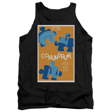 Black men's tank with Star Trek The Next Generation Tng Season 5 Episode 14 graphic