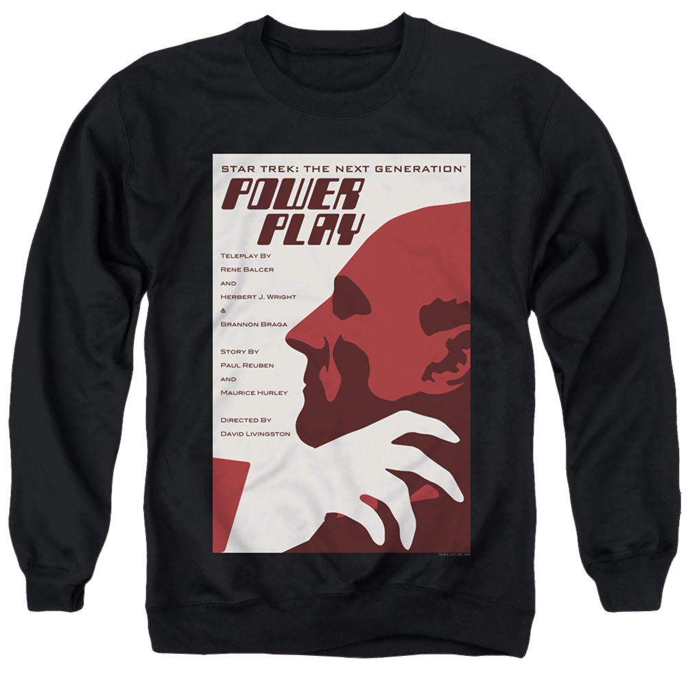 Star Trek The Next Generation Tng S5 Ep15 - Men's Crewneck Sweatshirt Men's Crewneck Sweatshirt Star Trek