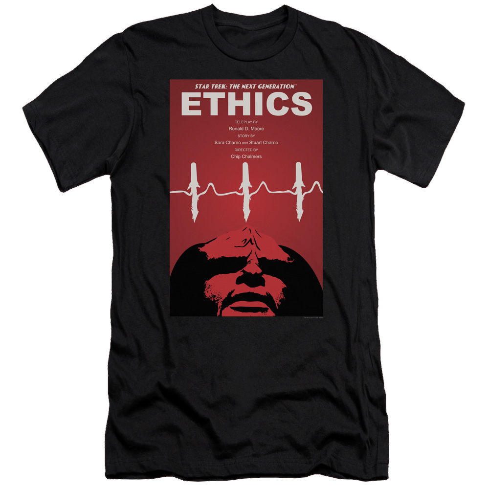 Star Trek The Next Generation Tng Season 5 Episode 16 - Men's Premium Slim Fit T-Shirt Men's Premium Slim Fit T-Shirt Star Trek