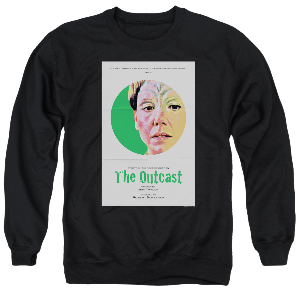 Star Trek The Next Generation Tng S5 Ep17 - Men's Crewneck Sweatshirt Men's Crewneck Sweatshirt Star Trek