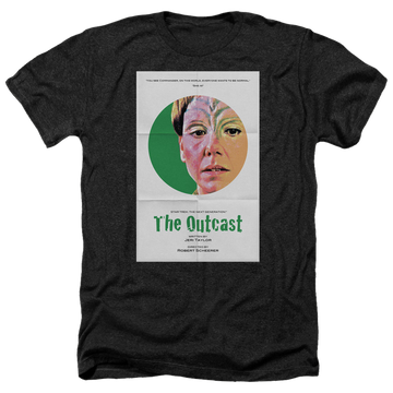 Black men's heather t-shirt with Star Trek The Next Generation Tng Season 5 Episode 17 graphic
