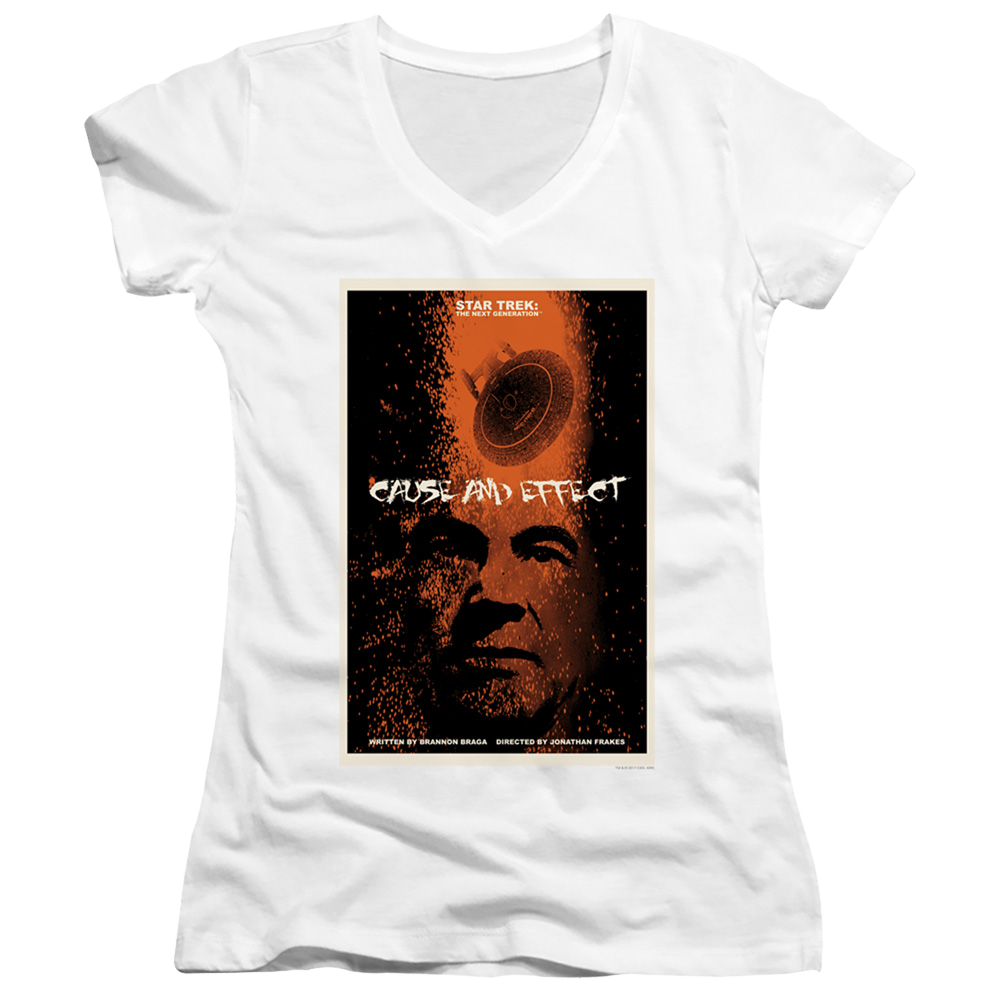 Star Trek The Next Generation Tng Season 5 Episode 18 - Juniors V-Neck T-Shirt Juniors V-Neck T-Shirt Star Trek