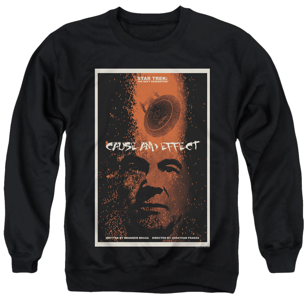 Star Trek The Next Generation Tng S5 Ep18 - Men's Crewneck Sweatshirt Men's Crewneck Sweatshirt Star Trek