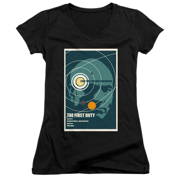 Star Trek The Next Generation Tng Season 5 Episode 19 - Juniors V-Neck T-Shirt Juniors V-Neck T-Shirt Star Trek