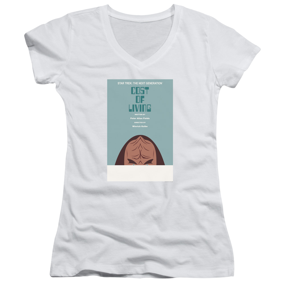 Star Trek The Next Generation Tng Season 5 Episode 20 - Juniors V-Neck T-Shirt Juniors V-Neck T-Shirt Star Trek