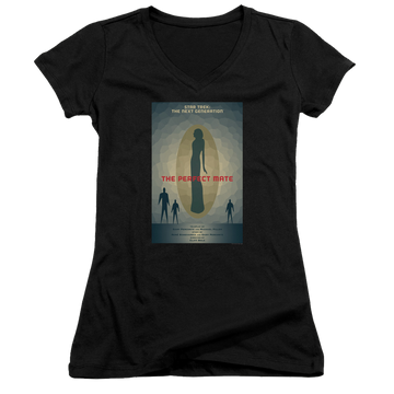 Star Trek The Next Generation Tng Season 5 Episode 21 - Juniors V-Neck T-Shirt Juniors V-Neck T-Shirt Star Trek