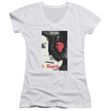 Star Trek The Next Generation Tng Season 5 Episode 23 - Juniors V-Neck T-Shirt Juniors V-Neck T-Shirt Star Trek