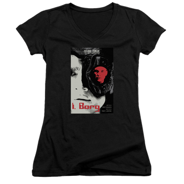 Star Trek The Next Generation Tng Season 5 Episode 23 - Juniors V-Neck T-Shirt Juniors V-Neck T-Shirt Star Trek