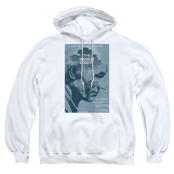 White pullover hoodie with Star Trek The Next Generation Tng Season 5 Episode 25 graphic