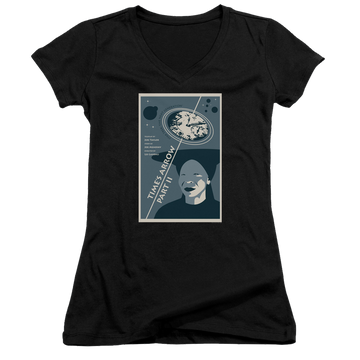 Star Trek The Next Generation Tng Season 6 Episode 1 - Juniors V-Neck T-Shirt Juniors V-Neck T-Shirt Star Trek