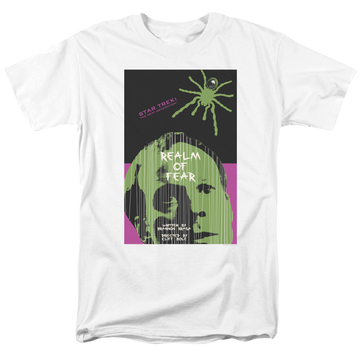 White men's regular fit t-shirt with Star Trek The Next Generation Season 6 Episode 2 graphic