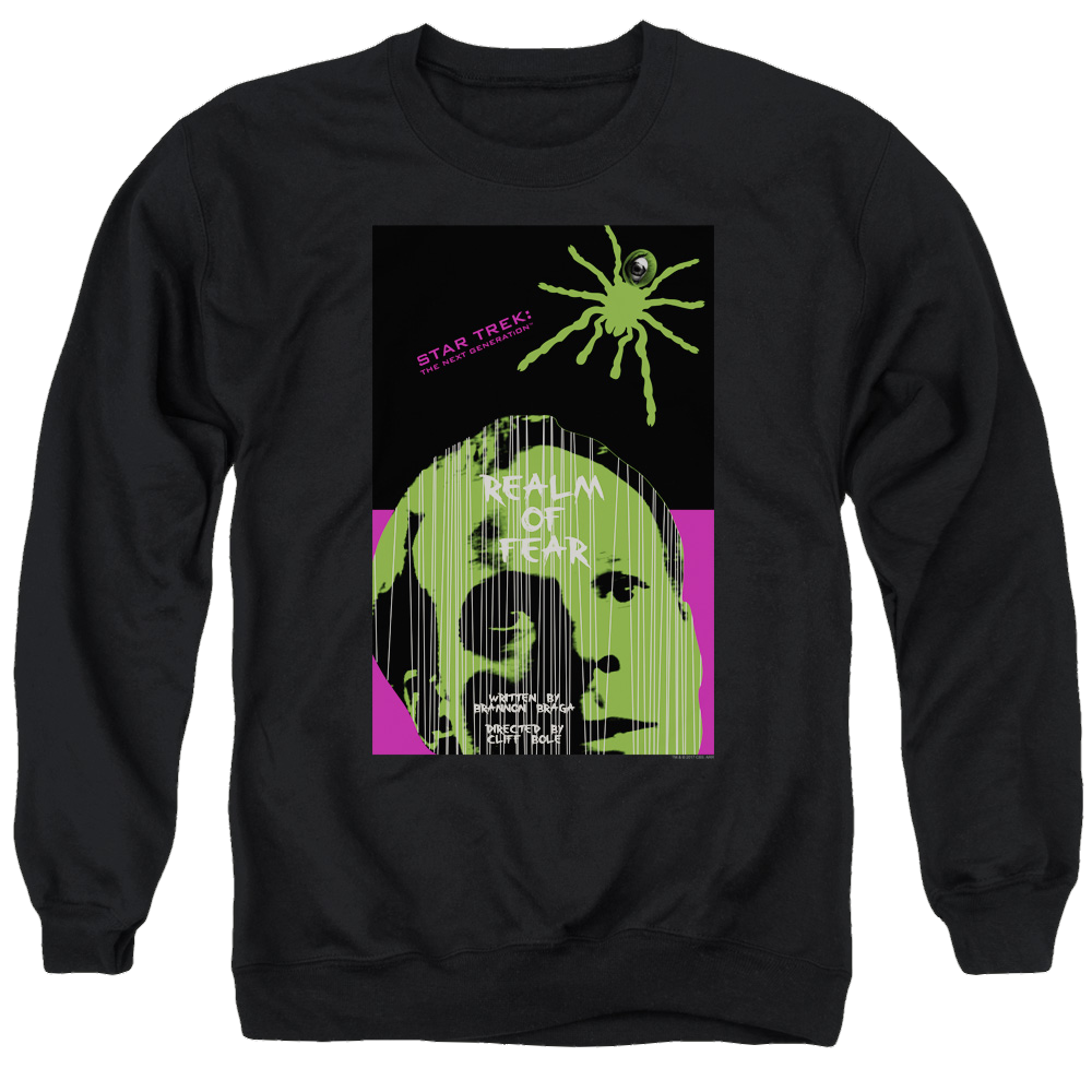 Star Trek The Next Generation Tng S6 Ep2 - Men's Crewneck Sweatshirt Men's Crewneck Sweatshirt Star Trek