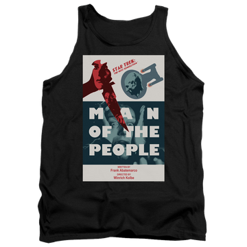 Black men's tank with Star Trek The Next Generation Tng Season 6 Episode 3 graphic