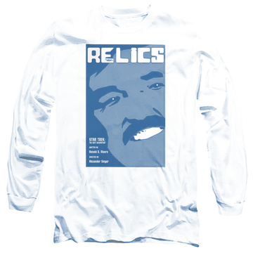 Black men's long sleeve t-shirt with Star Trek Tng Season 6 Episode 4 graphic