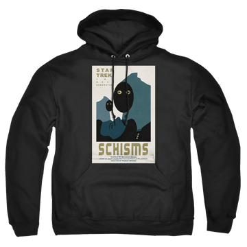 Black pullover hoodie with Star Trek The Next Generation Tng Season 6 Episode 5 graphic