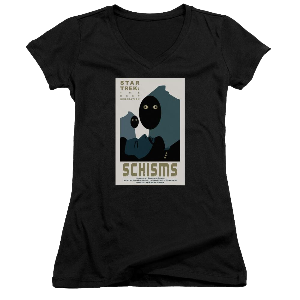 Star Trek Tng Season 6 Episode 5 Juniors V-Neck T-Shirt Juniors V-Neck T-Shirt Star Trek