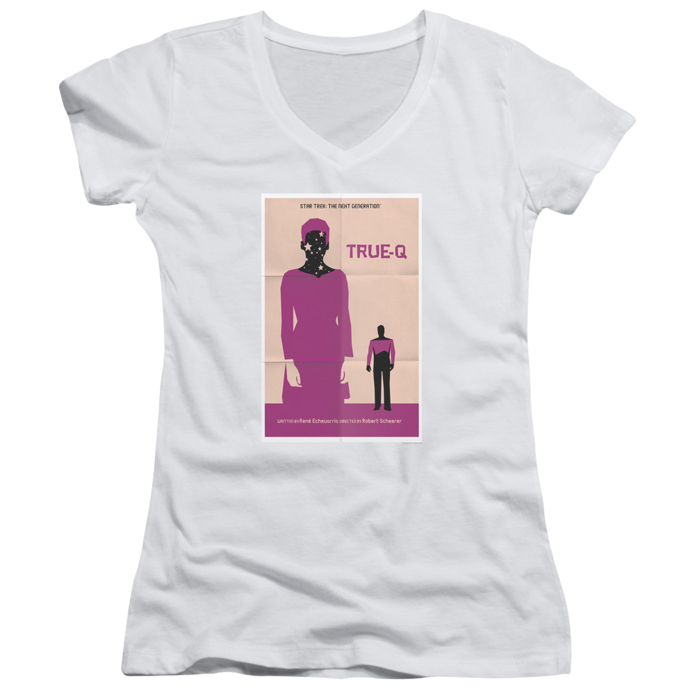 Star Trek Tng Season 6 Episode 6 Juniors V-Neck T-Shirt Juniors V-Neck T-Shirt Star Trek