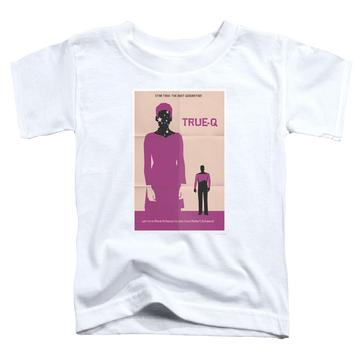 White toddler t-shirt with Star Trek The Next Generation Tng Season 6 Episode 6 graphic
