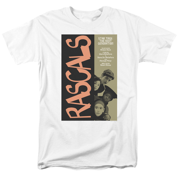 White men's regular fit t-shirt with Star Trek The Next Generation Tng Season 6 Episode 7 graphic