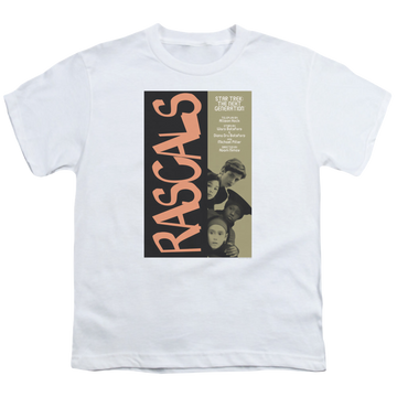 White youth t-shirt for ages 8 to 12 with Star Trek The Next Generation Tng Season 6 Episode 7 graphic