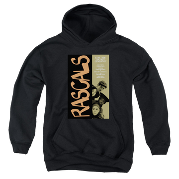 Black youth hoodie for ages 8 to 12 with Star Trek The Next Generation Tng Season 6 Episode 7 graphic