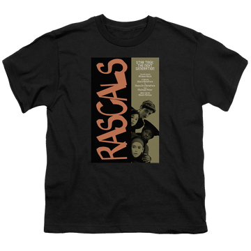 Black youth t-shirt for ages 8 to 12 with Star Trek The Next Generation Tng Season 6 Episode 7 graphic
