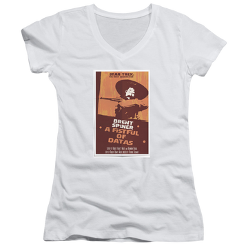 Star Trek The Next Generation Tng Season 6 Episode 8 - Juniors V-Neck T-Shirt Juniors V-Neck T-Shirt Star Trek
