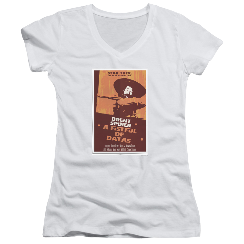 Star Trek The Next Generation Tng Season 6 Episode 8 - Juniors V-Neck T-Shirt Juniors V-Neck T-Shirt Star Trek