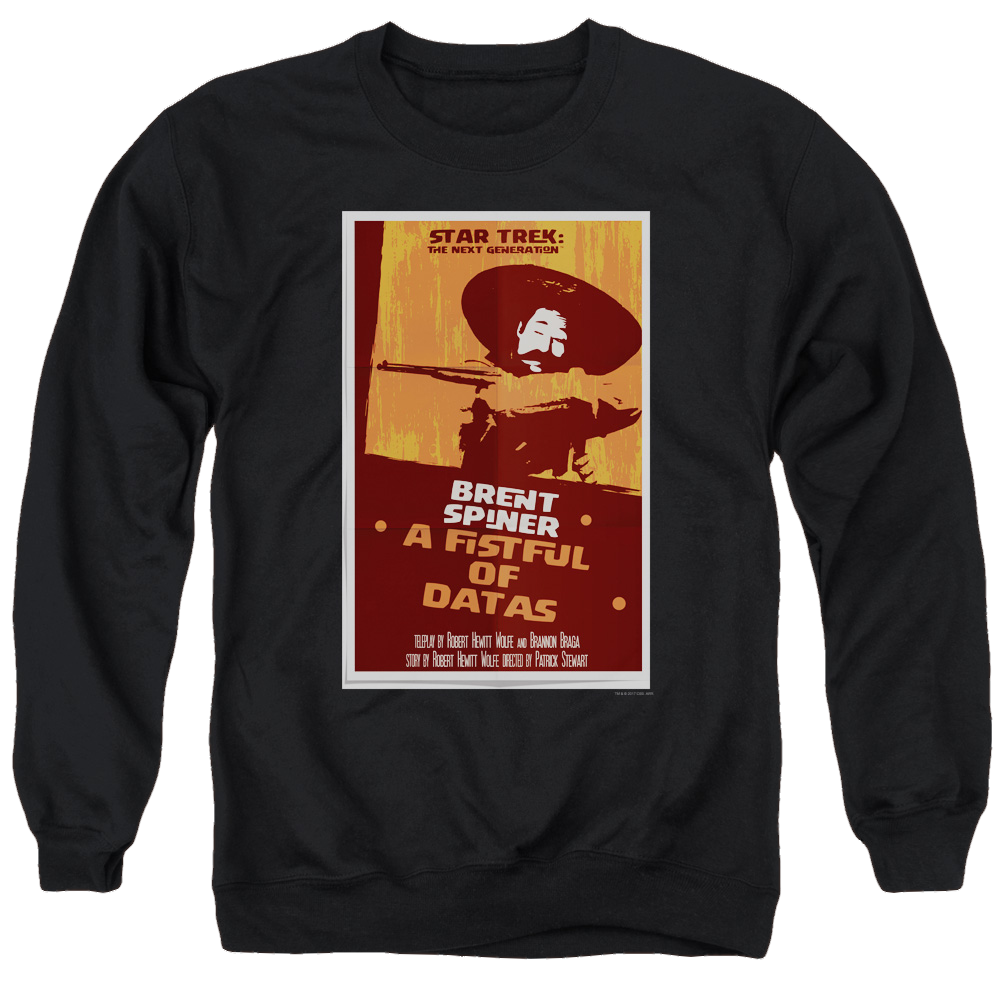 Star Trek The Next Generation Tng S6 Ep8 - Men's Crewneck Sweatshirt Men's Crewneck Sweatshirt Star Trek