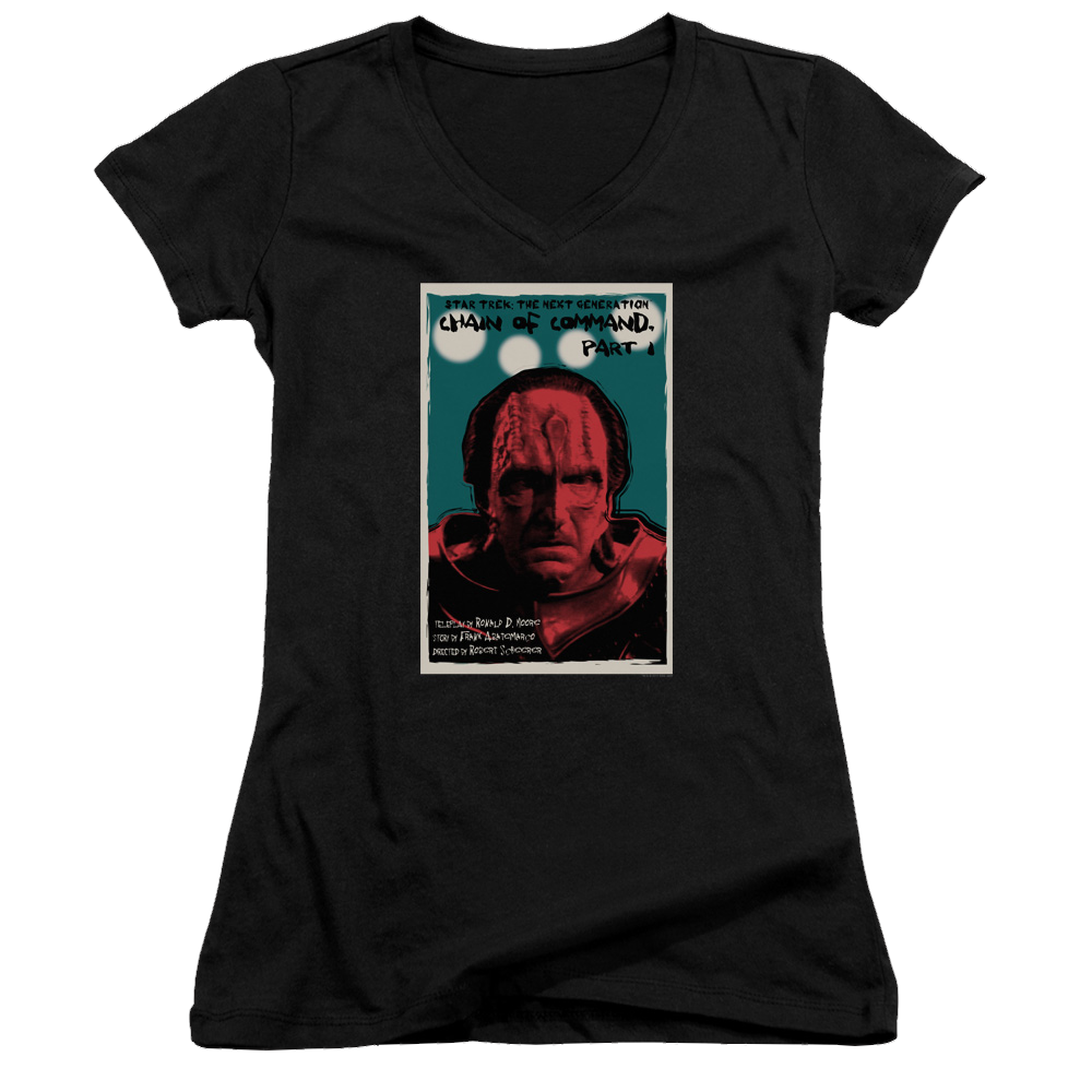 Star Trek The Next Generation Tng Season 6 Episode 10 - Juniors V-Neck T-Shirt Juniors V-Neck T-Shirt Star Trek