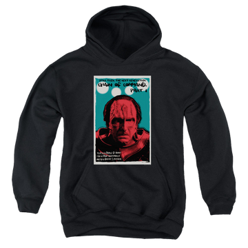 Black youth hoodie for ages 8 to 12 with Star Trek The Next Generation Tng Season 6 Episode 10 graphic