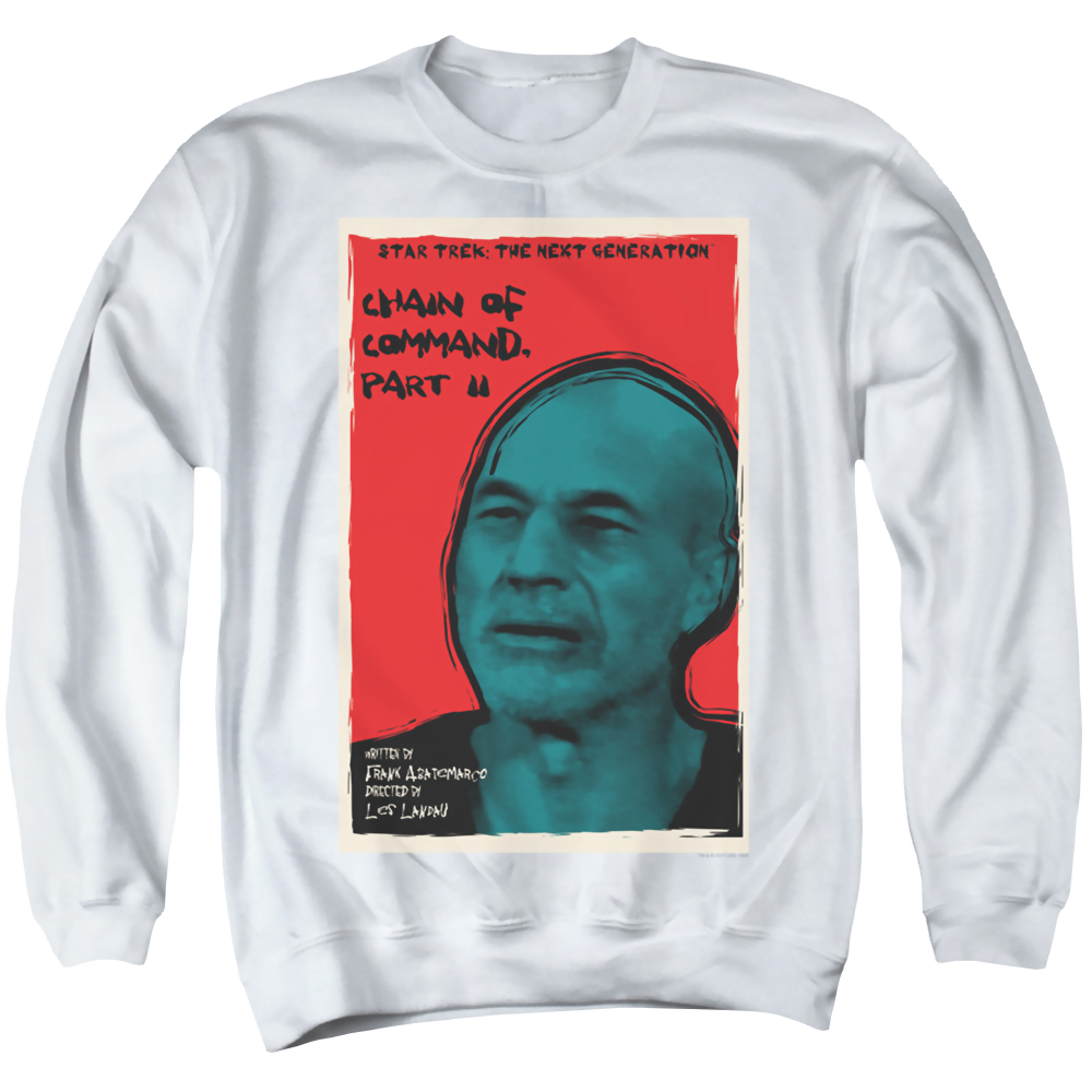 Star Trek The Next Generation Tng S6 Ep11 - Men's Crewneck Sweatshirt Men's Crewneck Sweatshirt Star Trek