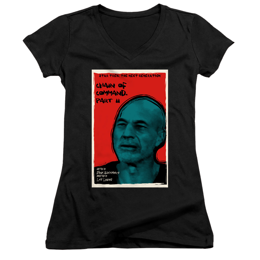 Star Trek The Next Generation Tng Season 6 Episode 11 - Juniors V-Neck T-Shirt Juniors V-Neck T-Shirt Star Trek