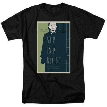 Black men's regular fit t-shirt with Star Trek The Next Generation S6 E12 graphic
