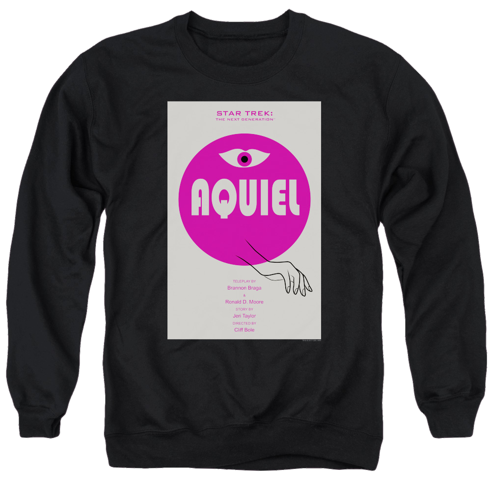 Star Trek The Next Generation Tng S6 Ep13 - Men's Crewneck Sweatshirt Men's Crewneck Sweatshirt Star Trek