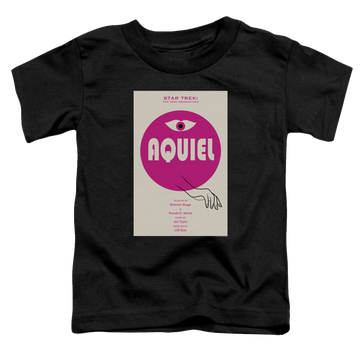 Black toddler t-shirt with Star Trek The Next Generation Tng Season 6 Episode 13 graphic