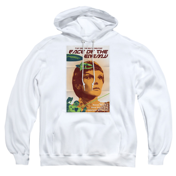 White pullover hoodie with Star Trek The Next Generation Tng Season 6 Episode 14 graphic