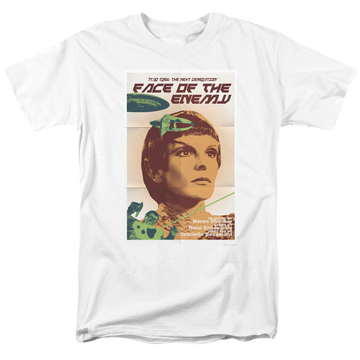 White men's regular fit t-shirt with Star Trek The Next Generation Season 6 Episode 14 graphic