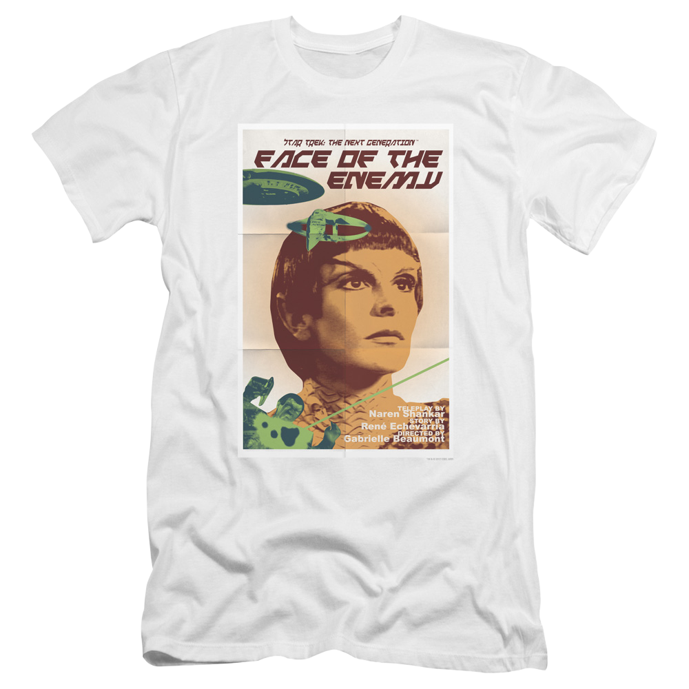 Star Trek The Next Generation Tng Season 6 Episode 14 - Men's Premium Slim Fit T-Shirt Men's Premium Slim Fit T-Shirt Star Trek