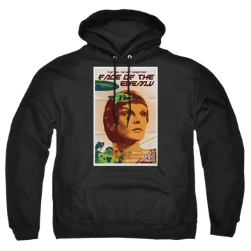 Black pullover hoodie with Star Trek The Next Generation Tng Season 6 Episode 14 graphic