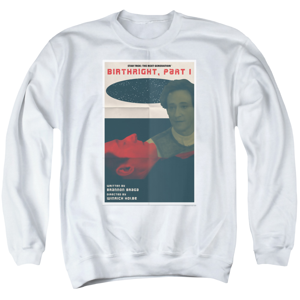 Star Trek The Next Generation Tng S6 Ep16 - Men's Crewneck Sweatshirt Men's Crewneck Sweatshirt Star Trek