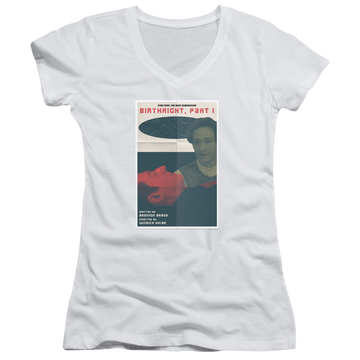 Star Trek The Next Generation Tng Season 6 Episode 16 - Juniors V-Neck T-Shirt Juniors V-Neck T-Shirt Star Trek
